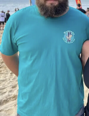 Teal Mudjimba T-Shirt (Old logo) - Image 2